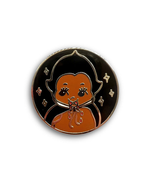 Load image into Gallery viewer, Vampire Kewpie Enamel Pin