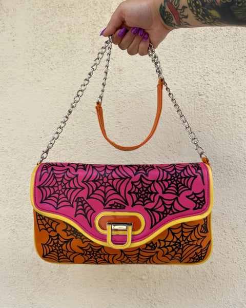 Load image into Gallery viewer, Upcycled Spiderweb Purse 1 of 1