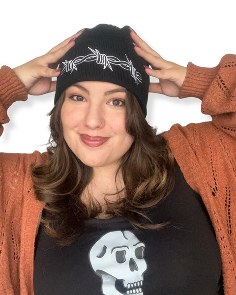Load image into Gallery viewer, Barbed Wire Beanie