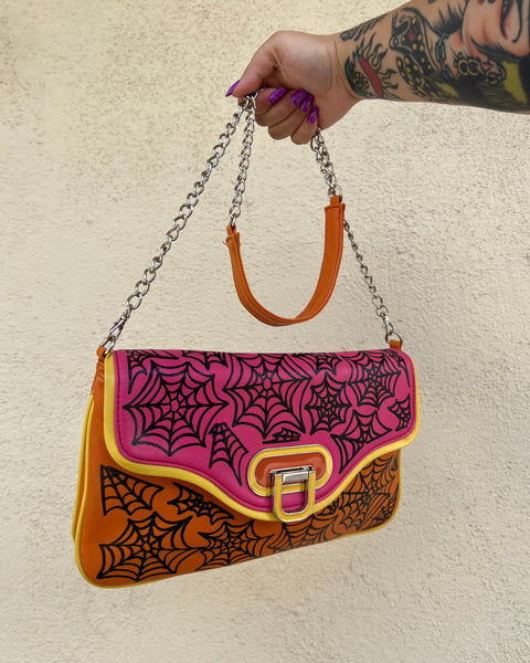 Load image into Gallery viewer, Upcycled Spiderweb Purse 1 of 1
