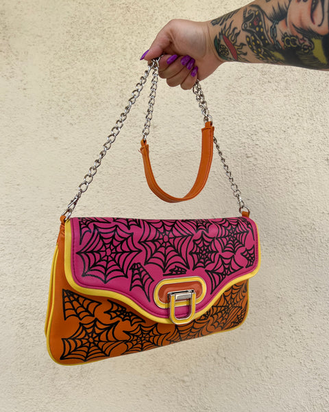 Load image into Gallery viewer, Upcycled Spiderweb Purse 1 of 1