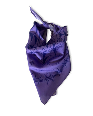 Purple Rose Tattoo Bandana