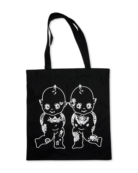 Load image into Gallery viewer, Tattooed Kewpie Tote Bag