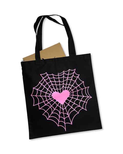 Load image into Gallery viewer, Heartweb Tote Bag
