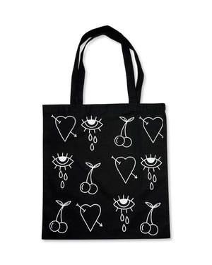 Cutie Tattoo Flash Tote Bag