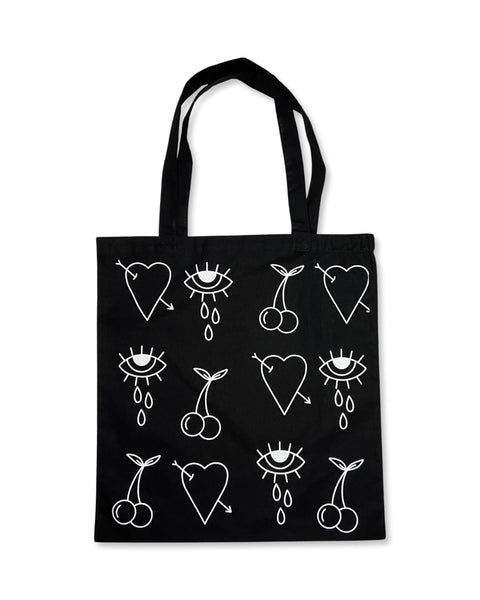 Load image into Gallery viewer, Cutie Tattoo Flash Tote Bag