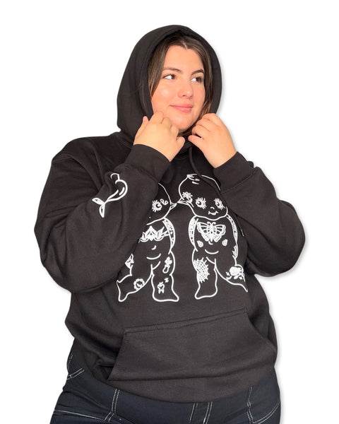 Load image into Gallery viewer, Unisex Tattooed Kewpie Hoodie