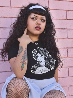 Unisex Tattooed Lady Graphic Tee