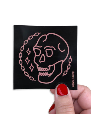 Skull and Chains Sticker
