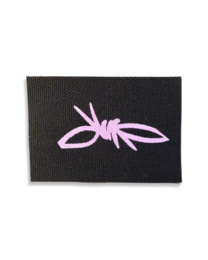 Single Barb Barbed Wire Sew-On Patch