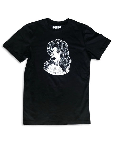 Load image into Gallery viewer, Unisex Tattooed Lady Graphic Tee
