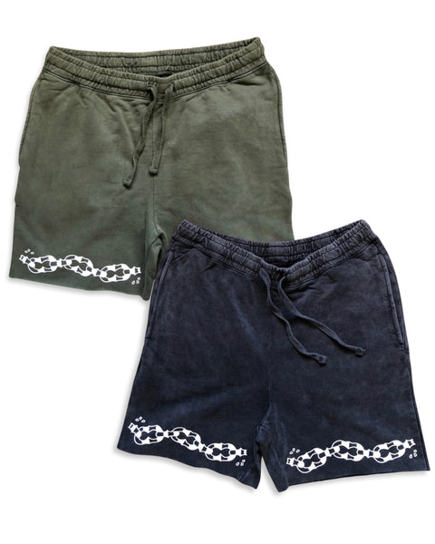 Load image into Gallery viewer, Unisex Tattoo Chain Sweatshorts