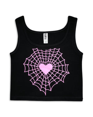 Heartweb Cropped Tank Top