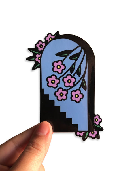 Load image into Gallery viewer, Flower Portal Sticker
