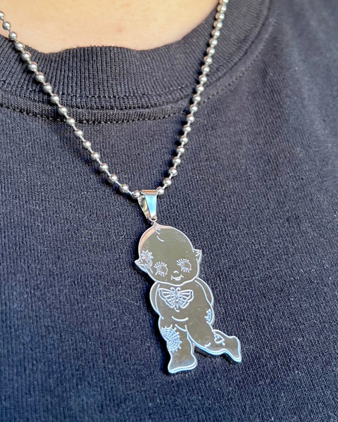 Load image into Gallery viewer, Tattooed Kewpie Necklace