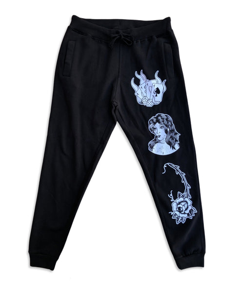 Load image into Gallery viewer, Unisex Tattoo Flash Sweatpants