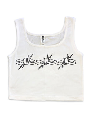 Barbed Wire Cropped Tank Top