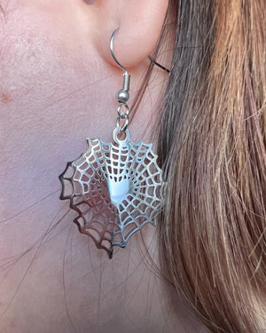 Heartweb Earrings
