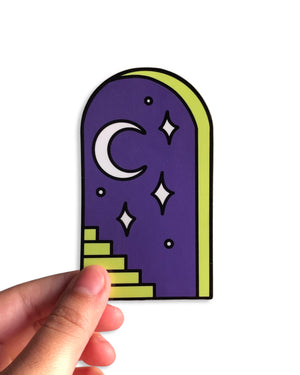 Moon Portal Sticker