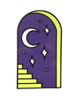 Moon Portal Sticker