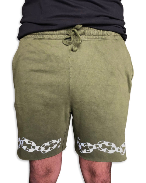 Load image into Gallery viewer, Unisex Tattoo Chain Sweatshorts