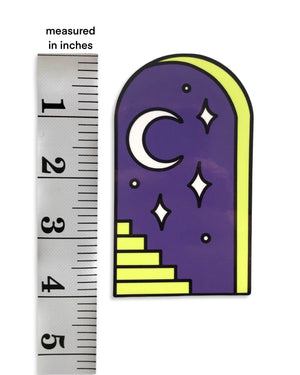 Moon Portal Sticker