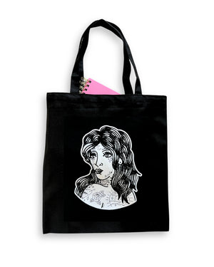 Tattooed Lady Tote Bag