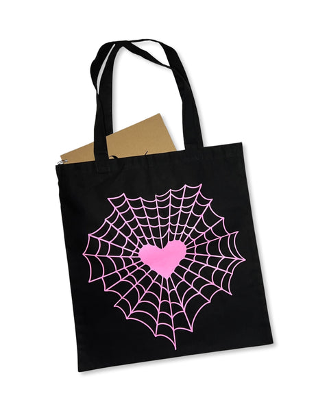 Load image into Gallery viewer, Heartweb Tote Bag
