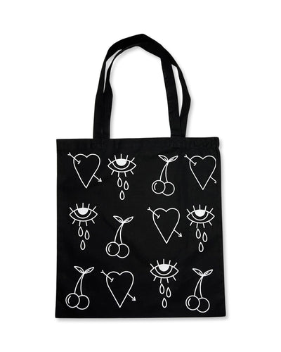 Tinta Negra Tote Bag by SolangeSCF