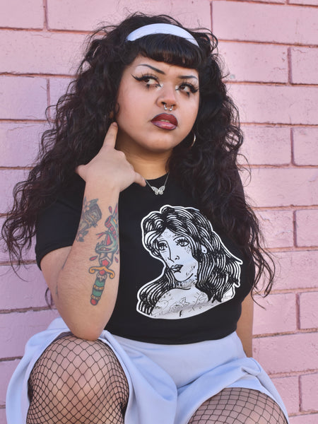 Load image into Gallery viewer, Unisex Tattooed Lady Graphic Tee
