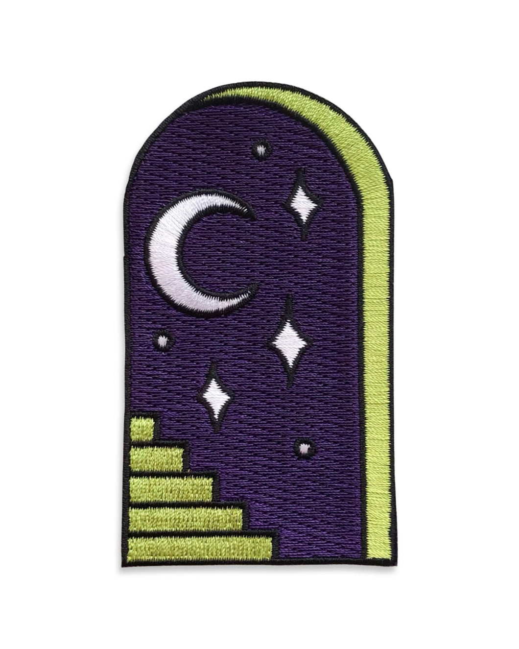 Moon Portal Iron-On Embroidered Patch