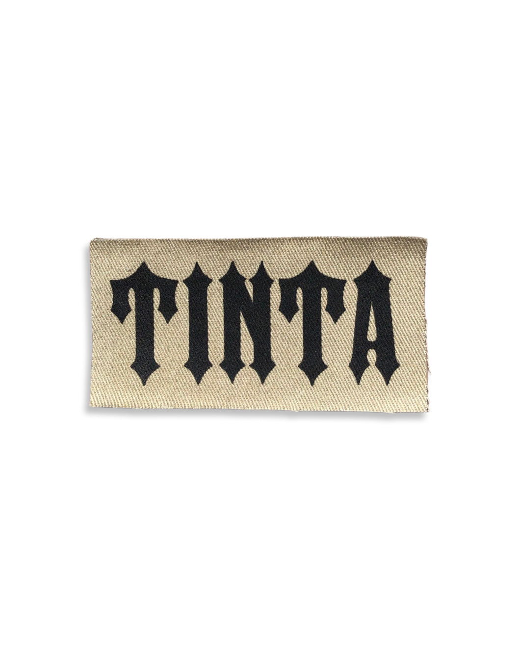 Black Tinta Logo Sew-On Patch
