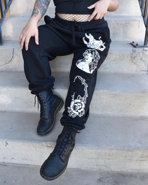 Load image into Gallery viewer, Unisex Tattoo Flash Sweatpants

