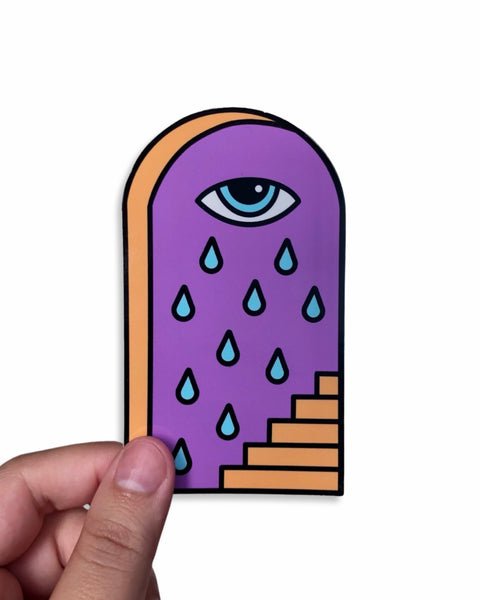 Load image into Gallery viewer, Crying Portal Sticker
