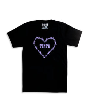 Unisex Barbed Wire Heart Graphic Tee